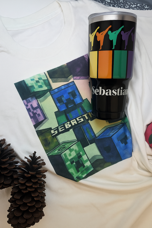 Combo camisa-termo / T-shirt tumbler combo