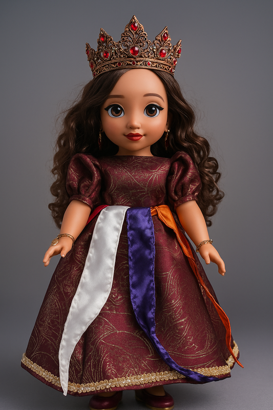Oya Doll with crown / Muñeca de Oya 18" con corona